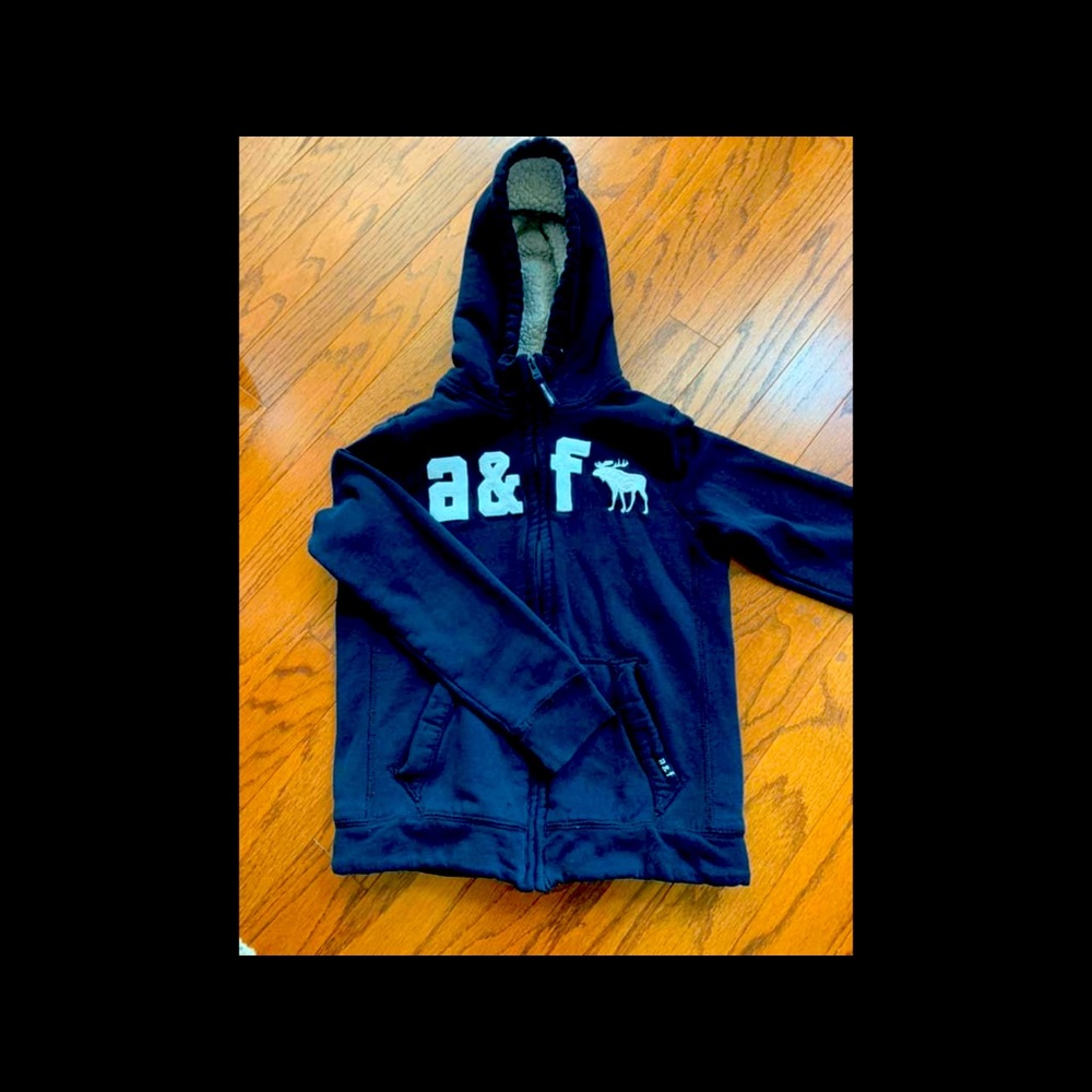Abercrombie kids Sherpa lined jacket 13/14
